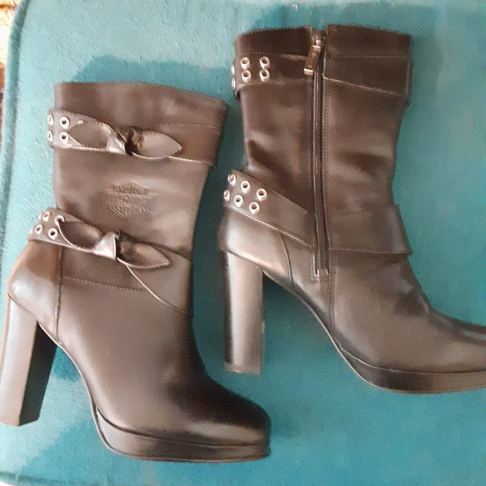 Harley Davidson Women's Boots, Size 6, Black